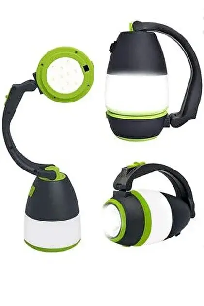 Şarjlı Kamp Lambası Masa Lambası Uzun Menzilli Acil Durum Feneri