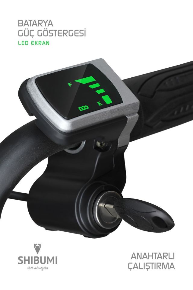 Shibumi Elektrikli Drift Scooter 350 Watt 3 Tekerlekli Kaykay Turuncu