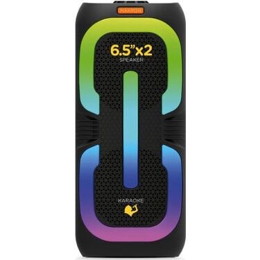 Maxron MXTune 16W Bluetooth Hoparlör Led Işıklı Ses Sistemi Parti Speaker Karaoke Özellikli