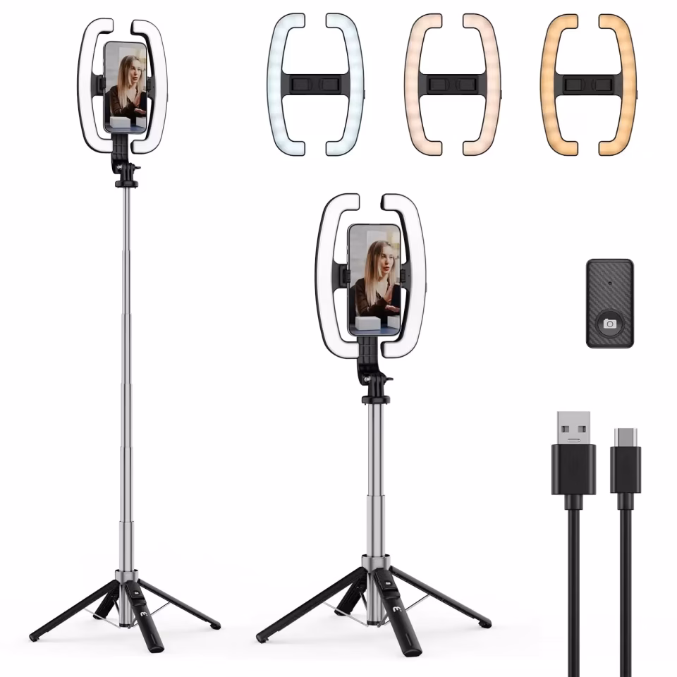 Blic BLV-30 Rgb Uzaktan Kumandalı Selfi Çubuğu\Tripod