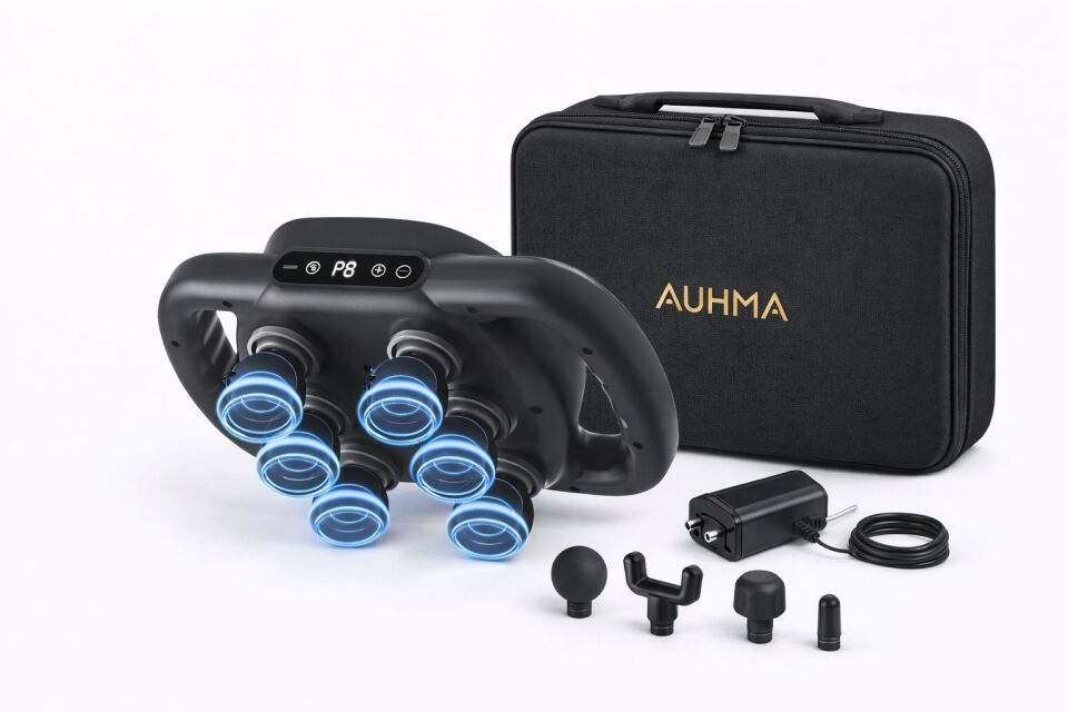 Auhma AMG37 / 6 Başlıklı / Titreşimli Masaj Aleti / Derin Doku / 25W