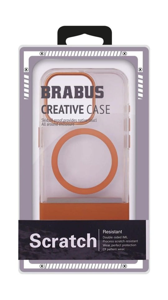 Brabus Iphone 15 Pro Brabus Divine Kılıf Orange