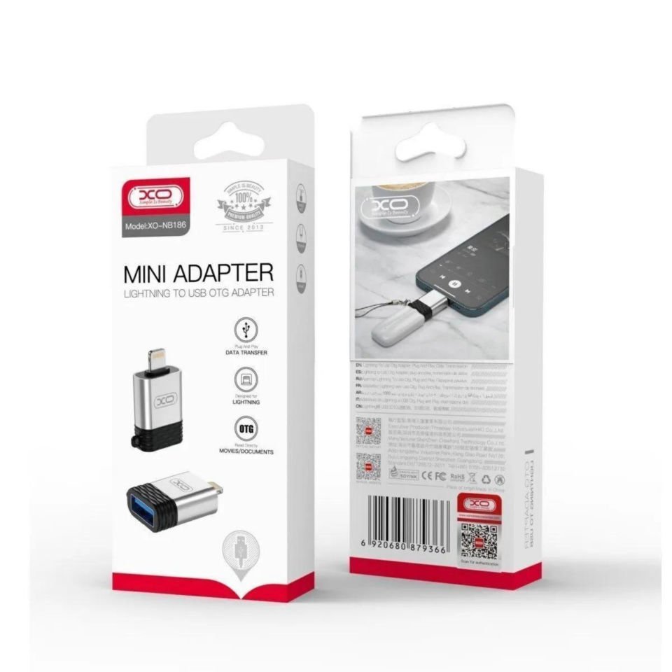 Xo Usb Mini Dönüştürücü Nb186 Lightning Usb Otg Adaptörü