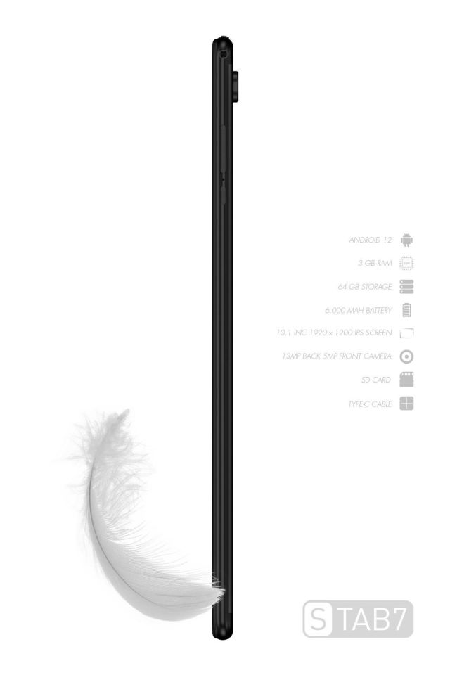 Vorcom STAB7 Siyah 10.1 Inc 3 GB Ram 64 GB Hafıza 8 Çekirdek İşlemcili Tablet
