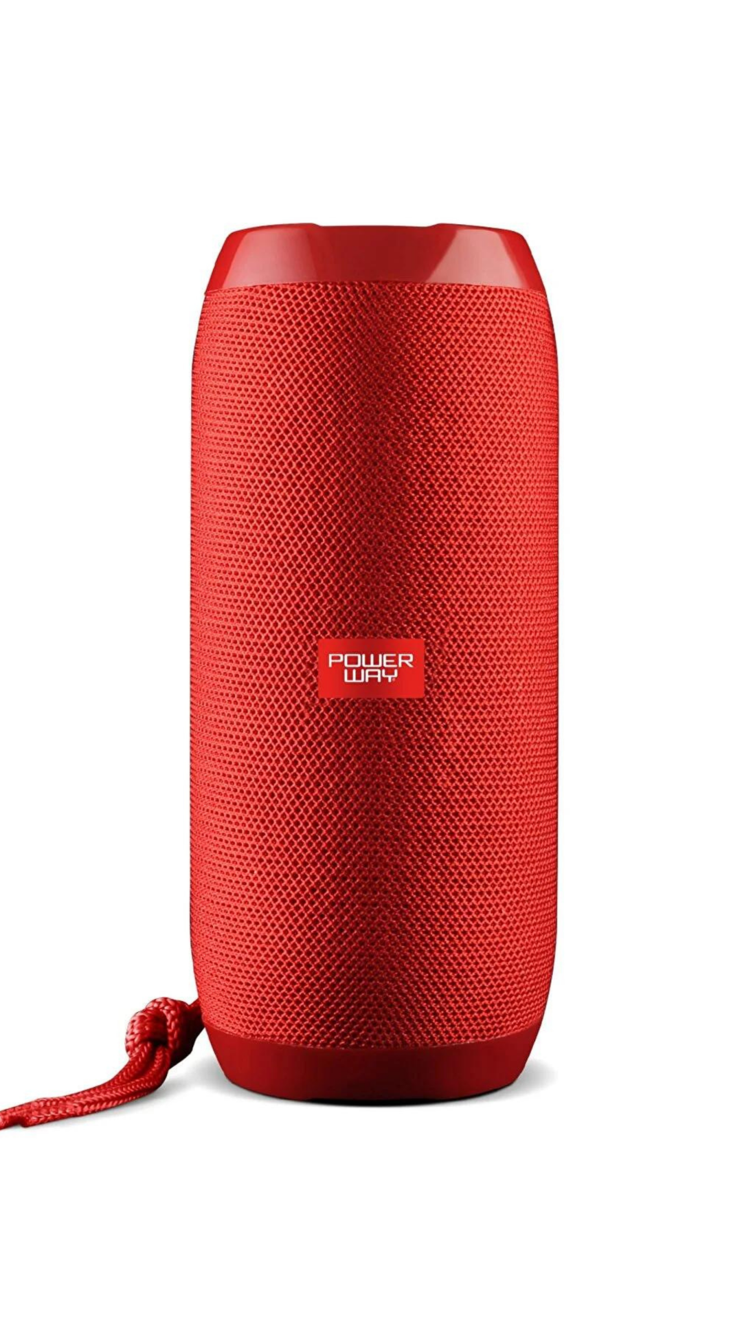 Powerway Wrx01 90 Db Sd Kart Aux Usb Girişli Kırmızı Kablosuz Bluetooth Speaker Hoparlör Ses Bombası Fm Radyo