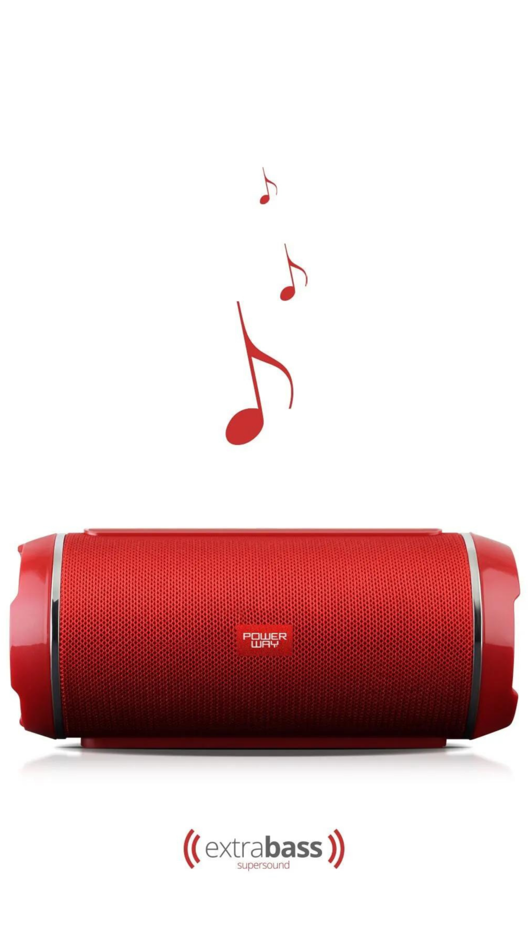 Powerway Wrx05 Kırmızı Bluetooth Hoparlör