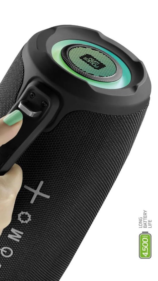 Powerway Bigbox 40W Güç Çift Bass Usb Hafıza Kartı Aux Fm Led Işıklı Bluetooth Hoparlör Hi-Fi Ses Bombası