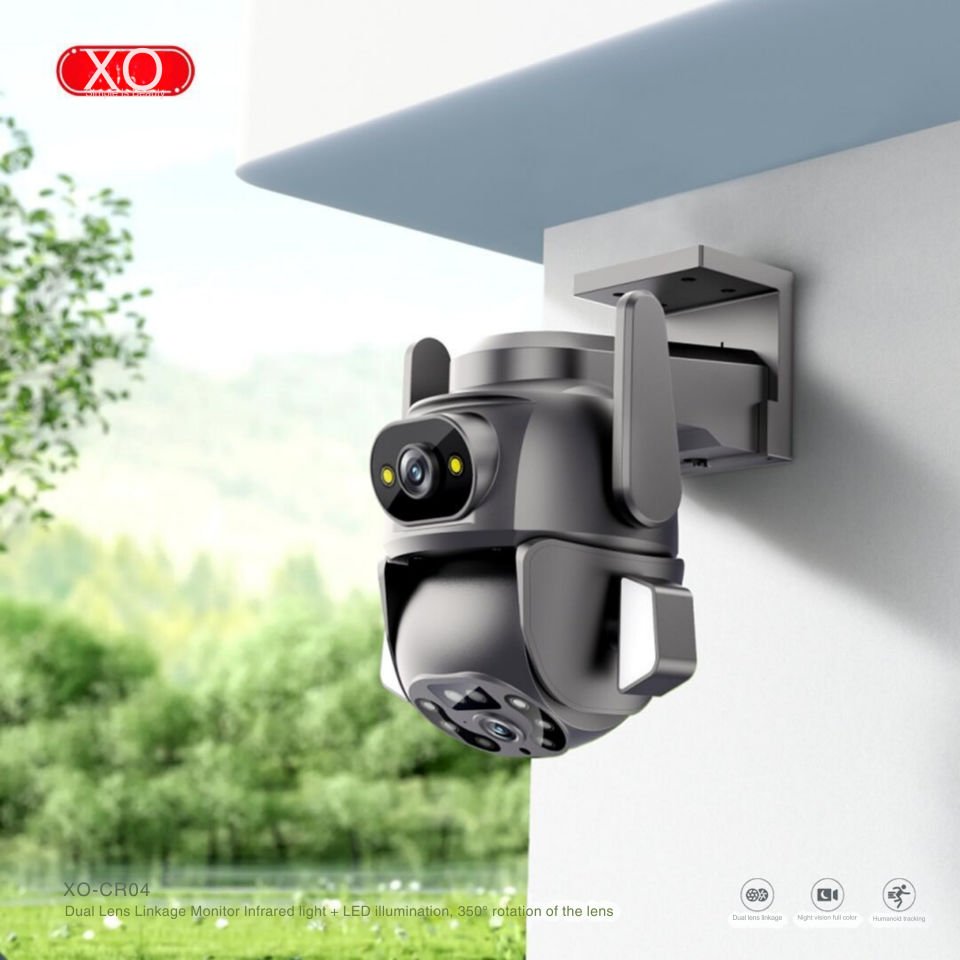 CR04 Robot Wi-Fi 1080p Full HD Su Geçirmez,Çift Ekran Açık Kamera