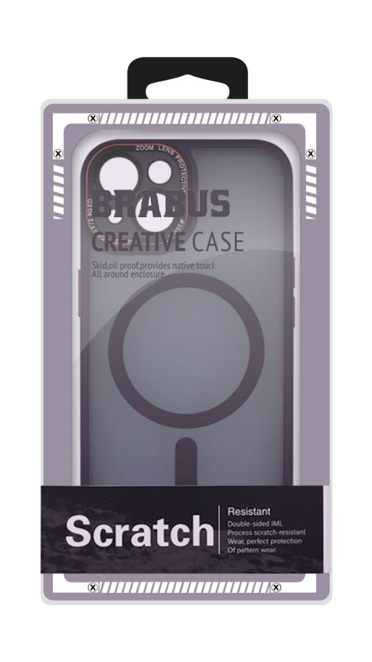 Iphone 15 Brabus Sonic Kılıf Dark Purple