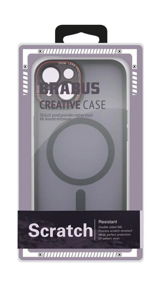 Iphone 15 Brabus Sonic Kılıf Dark Green