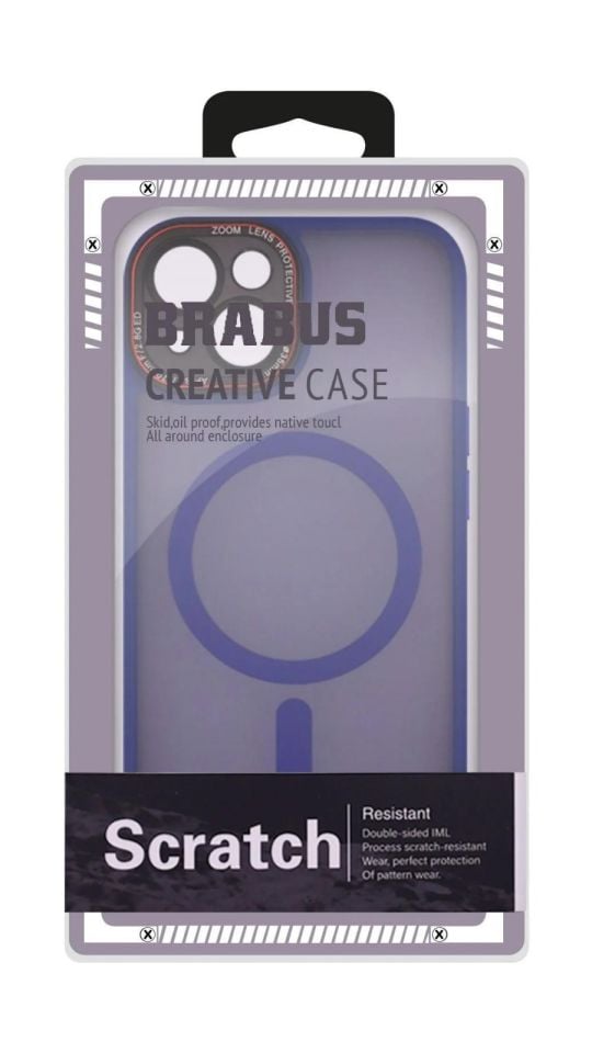 Iphone 15 Brabus Sonic Kılıf Dark Blue