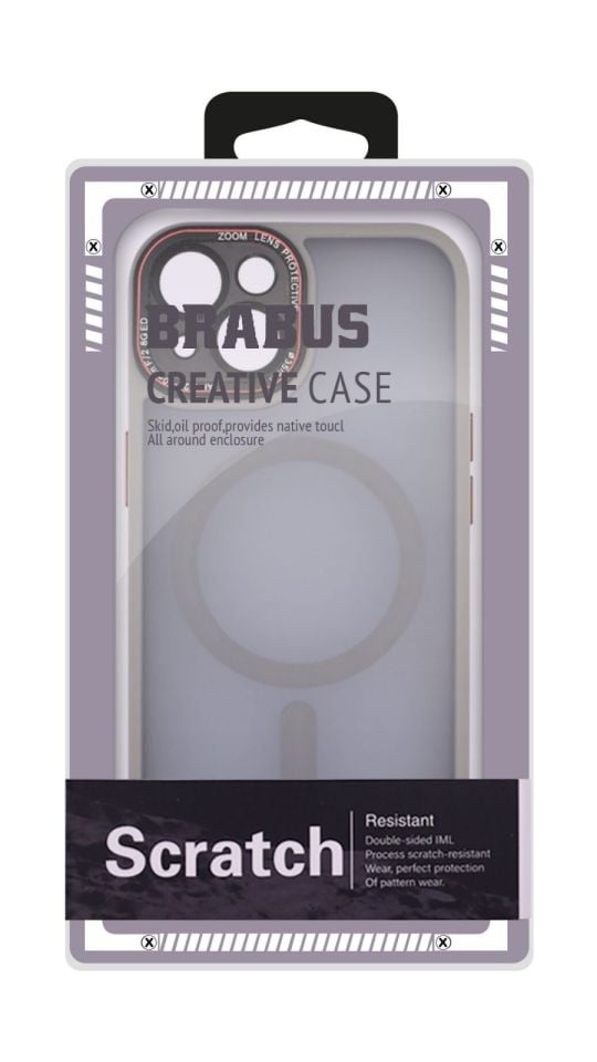 Iphone 14 Brabus Sonic Kılıf Grey