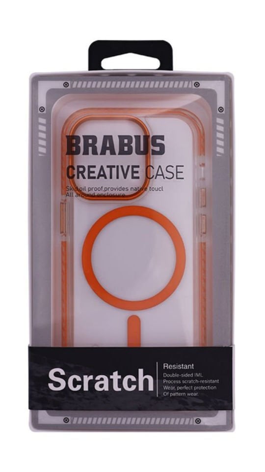 Iphone 14 Pro Brabus Splash Kılıf Orange