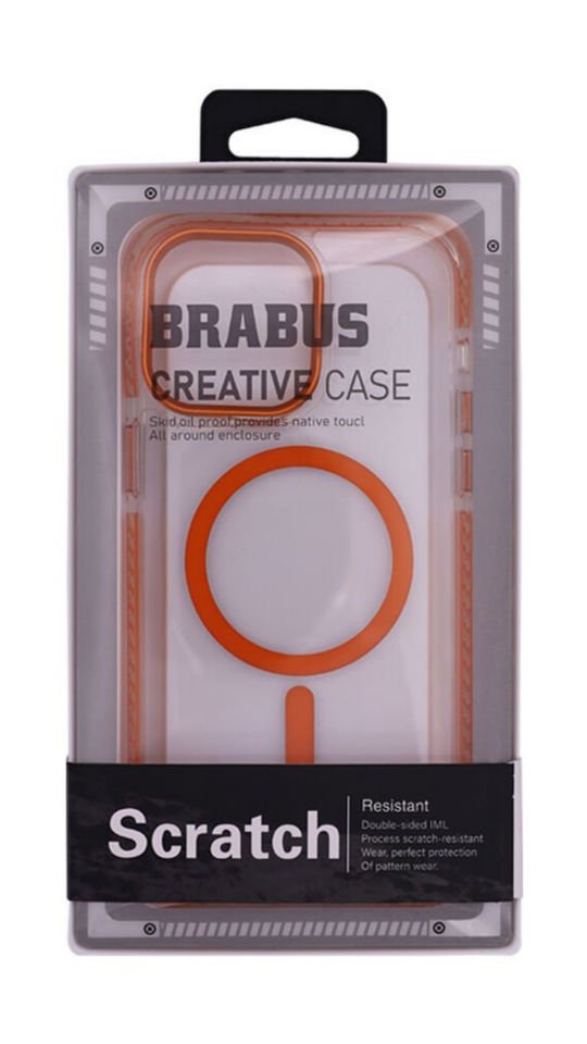 Iphone 14 Pro Max Brabus Splash Kılıf Orange