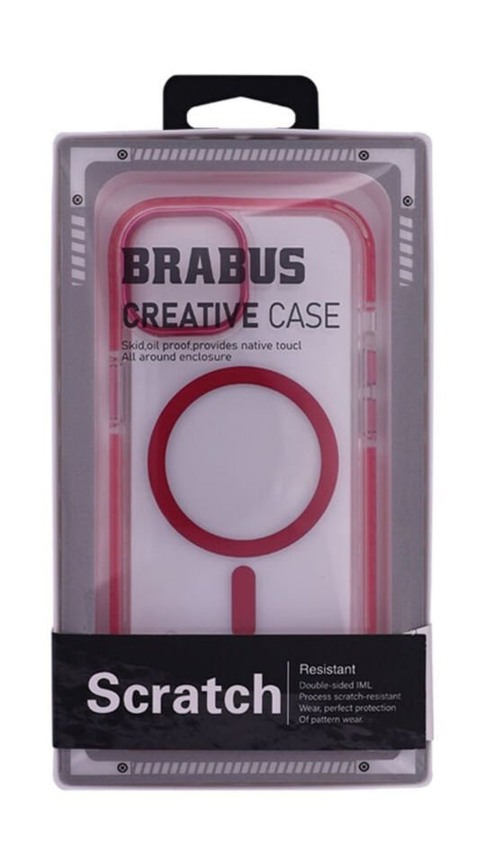 Iphone 15 Brabus Splash Kılıf Red