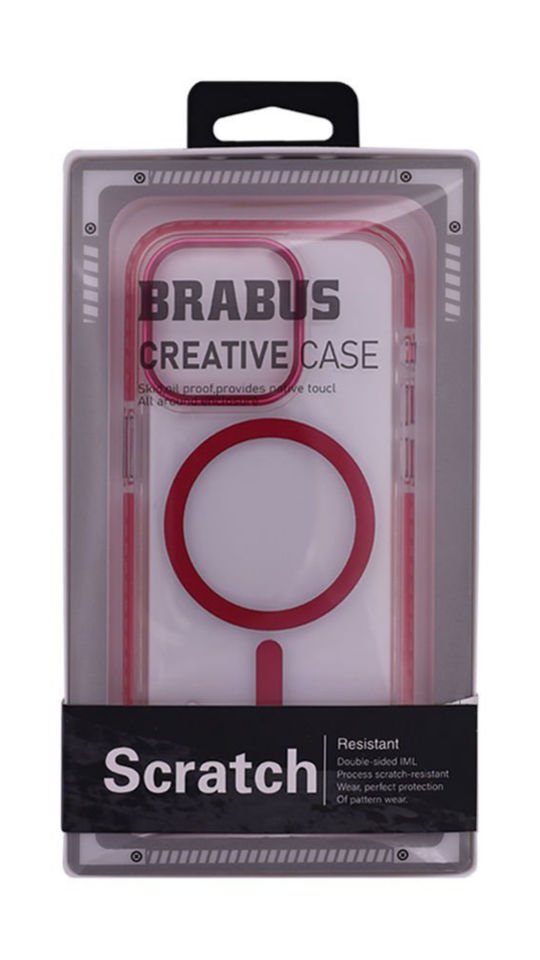 Iphone 15 Pro Brabus Splash Kılıf Red