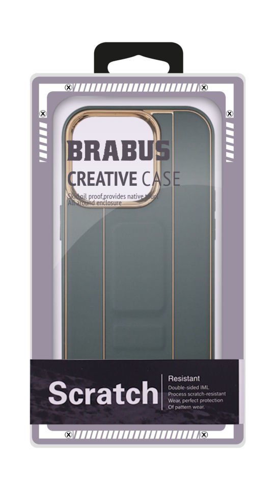 Iphone 14 Pro Brabus Medici Kılıf Dark Green