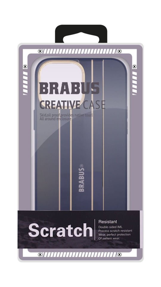 Iphone 13 Pro Max Brabus Che Kılıf Dark Blue