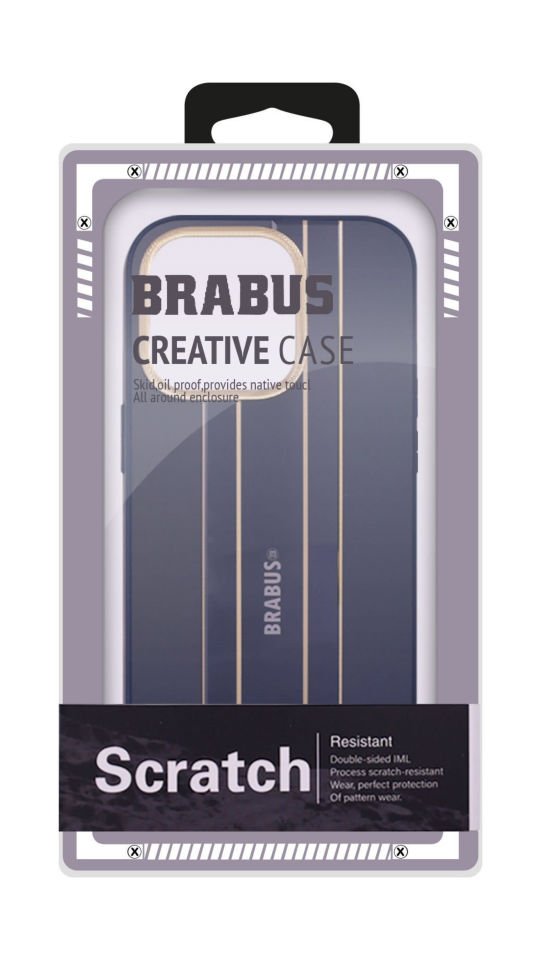 Iphone 14 Pro Brabus Che Kılıf Dark Blue