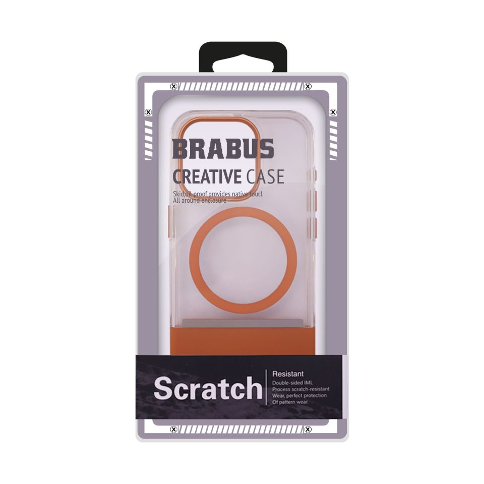 Iphone 15 Pro Brabus Divine Kılıf Orange