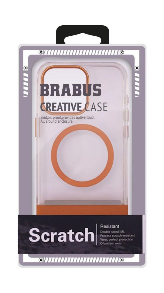 Iphone 15 Pro Max Brabus Divine Kılıf Orange