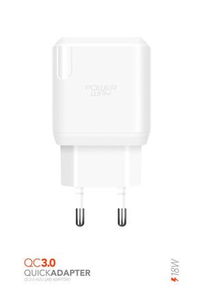 Powerway QC3 USB Girişli 3 Amper 18W Hızlı Şarj Adaptörü