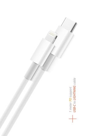 Powerway RXS20 PD 20W Type-C Girişli Hızlı Şarj Seti Kablo Dahil