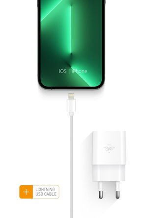 Powerway X907 Orjinal 2.1 Amper 5V iPhone Şarj Seti Kablo Dahil