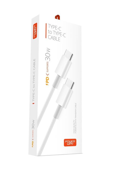 Powerway PD30 Type-C to Type-C PD 30W Şarj Ve Veri Aktarım Kablosu