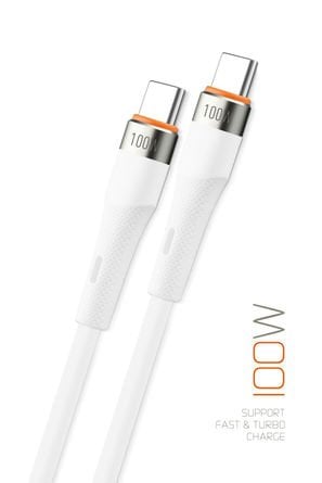 Powerway SCT100 100W Süper Hızlı Type-C 5A Şarj Kablosu