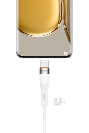 Powerway SCT100 100W Süper Hızlı Type-C 5A Şarj Kablosu