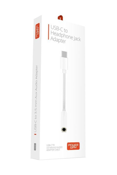 Powerway AC04 Type-C to Aux Kulaklık Dönüştürücü Tüm Cihazlarla Uyumlu