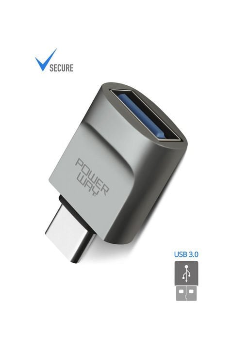 Powerway Mini Type-C Otg to Usb 3.0 Yüksek Hızlı Otg Çevirici Dönüştürücü Adaptör