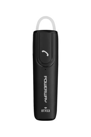 Powerway BTX53 Tekli Siyah Bluetooth Kulaklık Handsfree iOS & Android Uyumlu