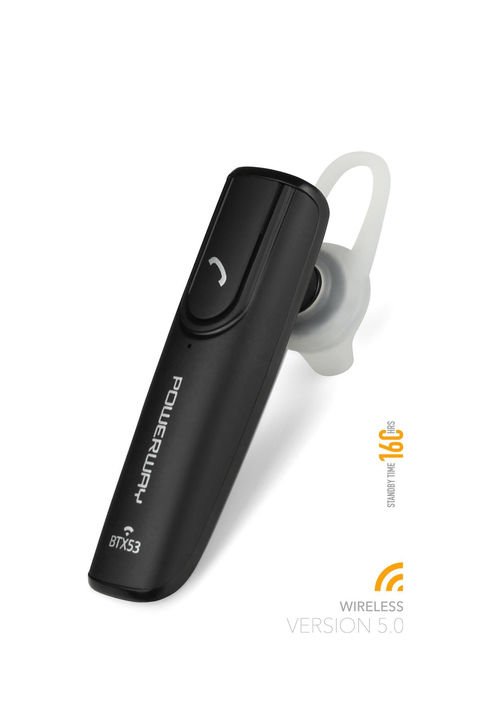 Powerway BTX53 Tekli Siyah Bluetooth Kulaklık Handsfree iOS & Android Uyumlu