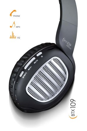 Powerway BTX109 Gümüş Kulak Üstü Bluetooth Kulaklık iOS & Android Uyumlu
