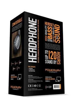 Powerway BTX109 Gümüş Kulak Üstü Bluetooth Kulaklık iOS & Android Uyumlu