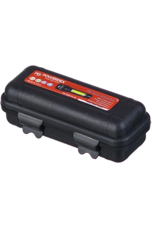 Powerdex Şarjlı Metal Yağmur Suyu Geçirmez Xpe Cob Led\'li El Feneri Pd-5568