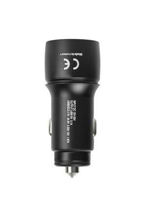 Powerway CC34 PD20W Hızlı Şarj Usb-A ve Type-C Girişli Araç Içi Çakmaklık Şarj Adaptörü