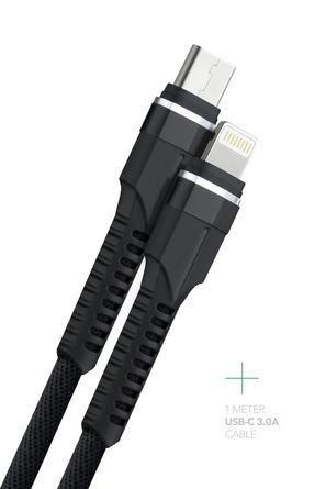 Powerway CC35 PD20W Hızlı Şarj Usb-A ve Type-C Girişli Dahili Kablo Araç Içi Çakmaklık