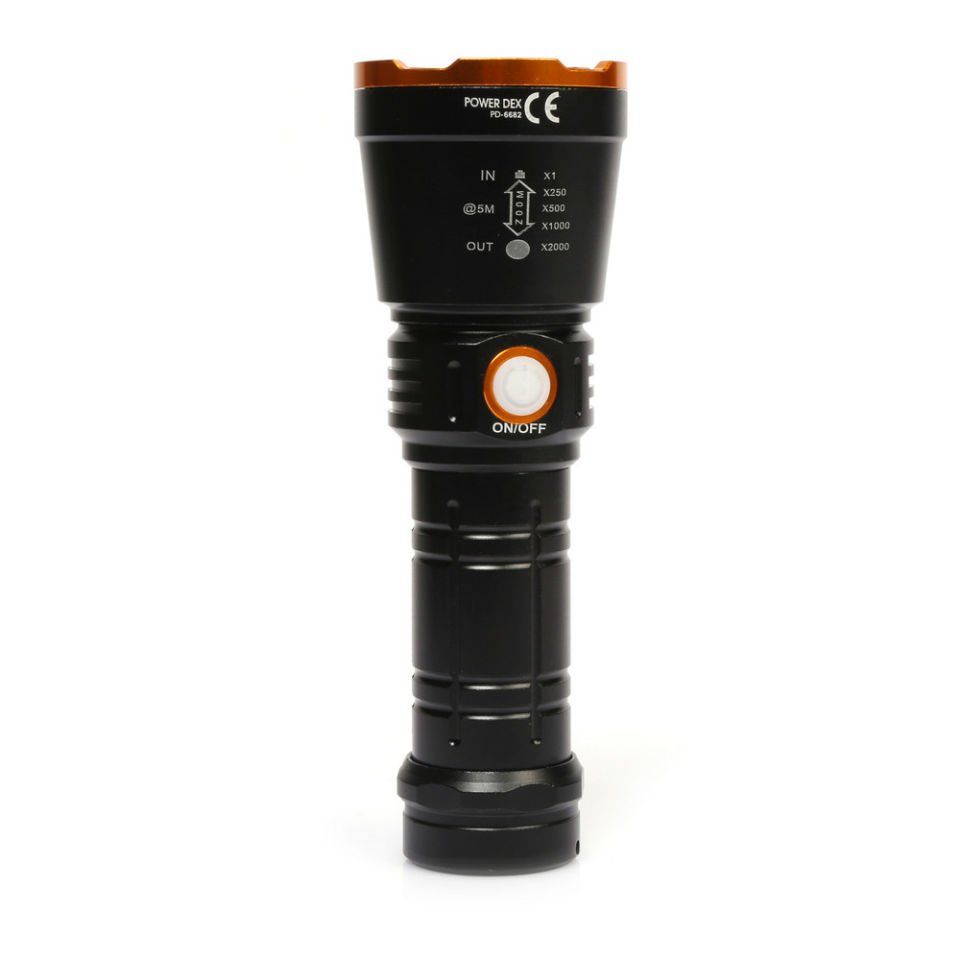 Powerdex PD-6682 15Watt Süper LED Profesyonel Şarjlı El Feneri