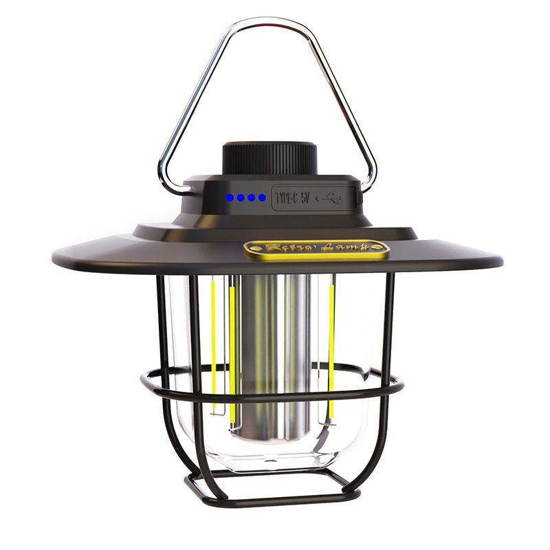 Powerdex PD-5050 Retro Lamp Su Geçirmez USB Şarjlı Çadır Kamp Feneri