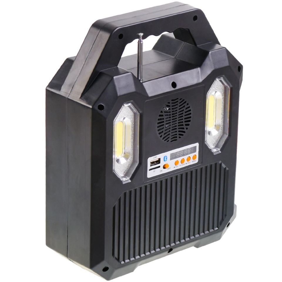 Powerdex PD-6800 FM USB Bluetooth’lu Güneş Enerji Solar Aydınlatma Sistemi