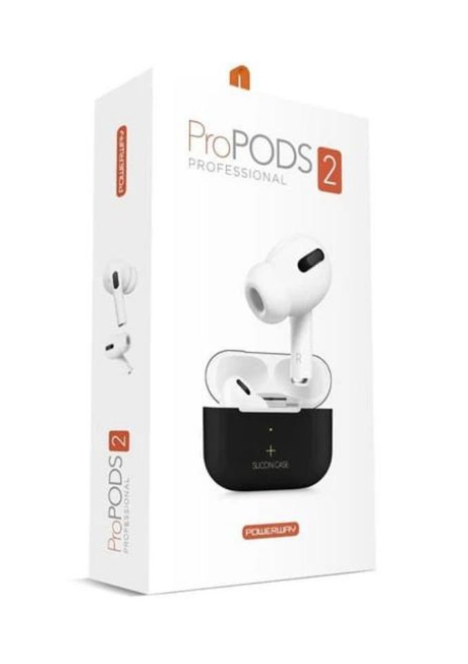 Powerway Propods 2 Dokunmatik Bluetoot Kulaklık Silikon Kılıf Hediyeli