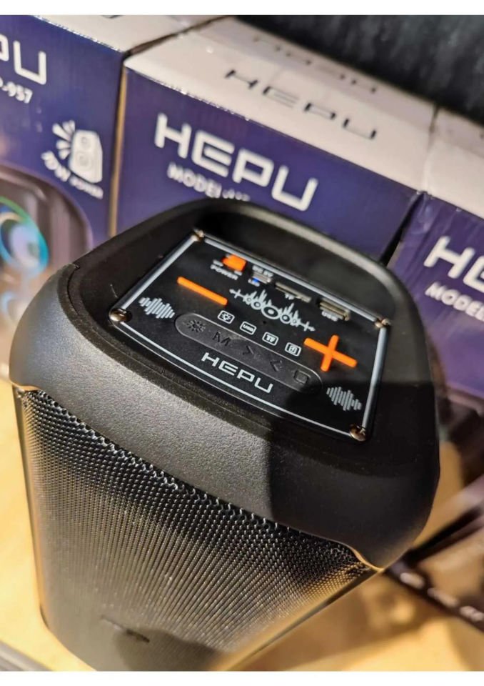 HEPU HP 957 Taşınabilir Şarjlı Bluetooth Hoparlör 24 inc