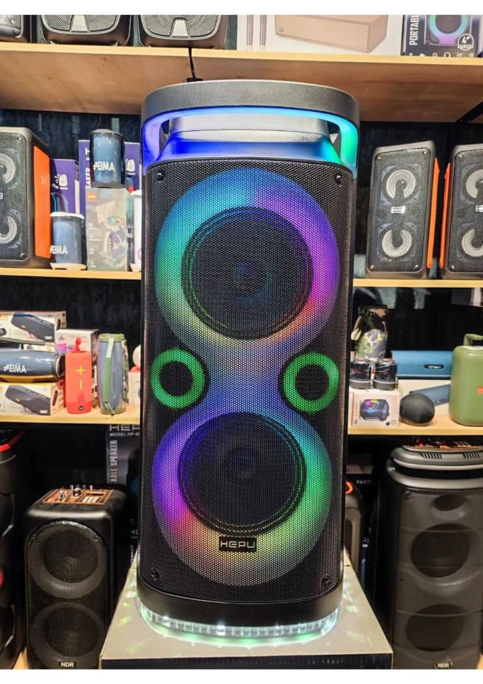 HEPU HP 963 Taşınabilir Şarjlı Bluetooth Parti Hoparlörü Rms 40 w 28 inch