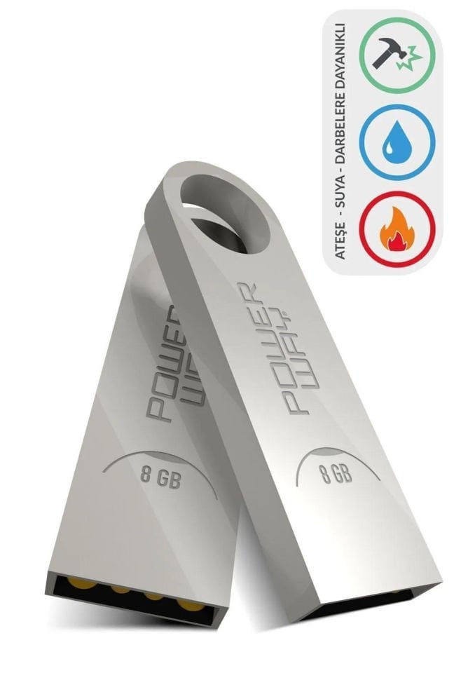 Powerway 8 Gb Metal Flash Bellek Metal Tasarım Usb Bellek The Latest Tecnology Chipset Data Traveler