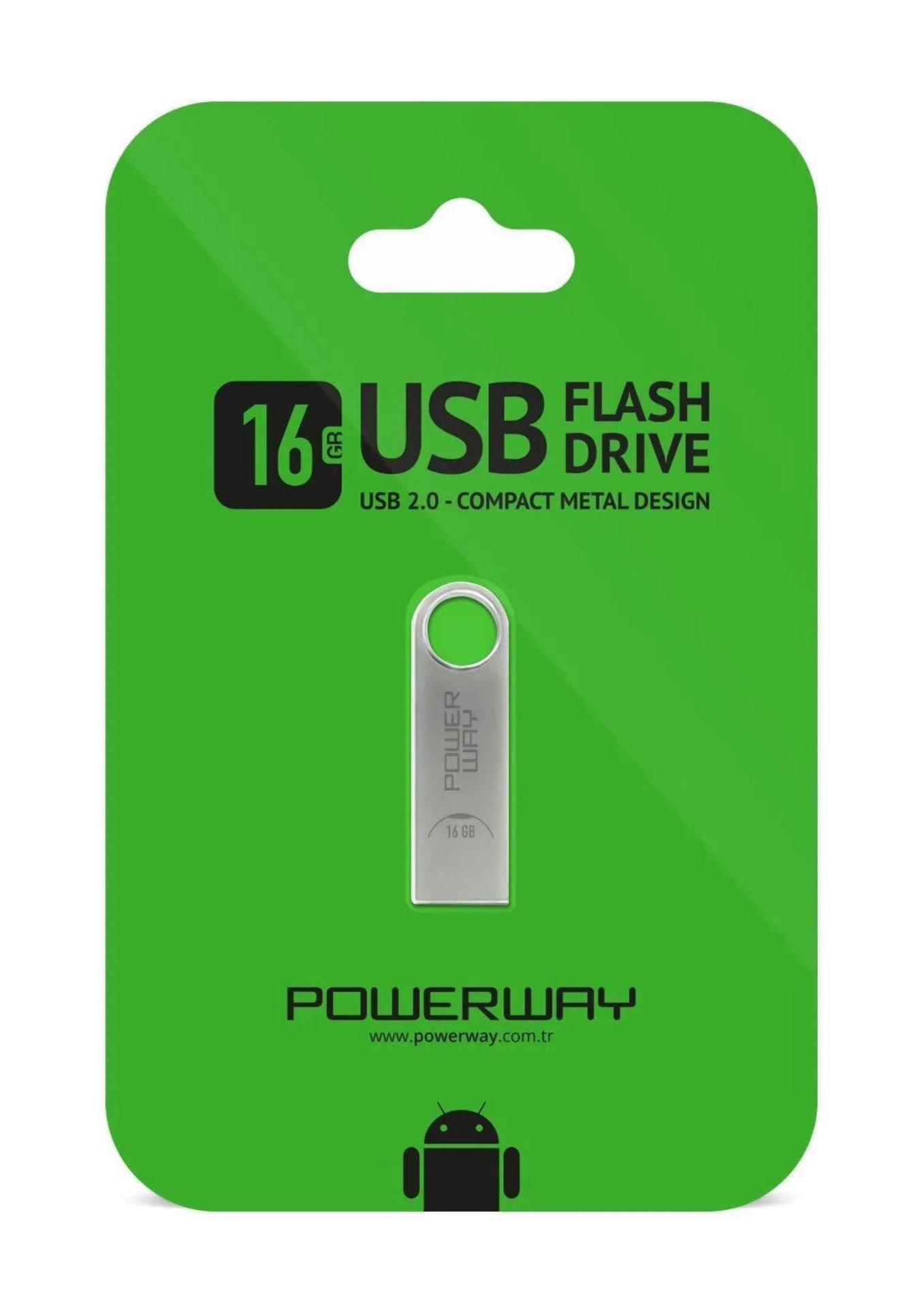 Powerway 16 Gb Metal Flash Bellek Metal Tasarım Usb Bellek The Latest Tecnology Chipset Data Traveler