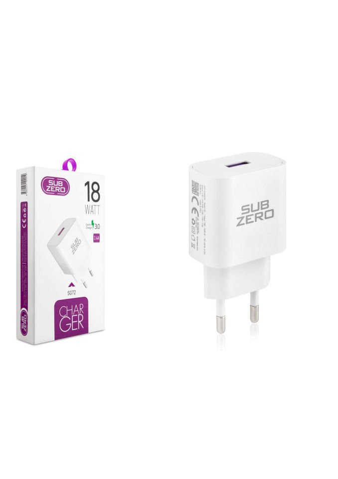 Subzero SG-72 18W Hızlı Usb Şarj Başlık