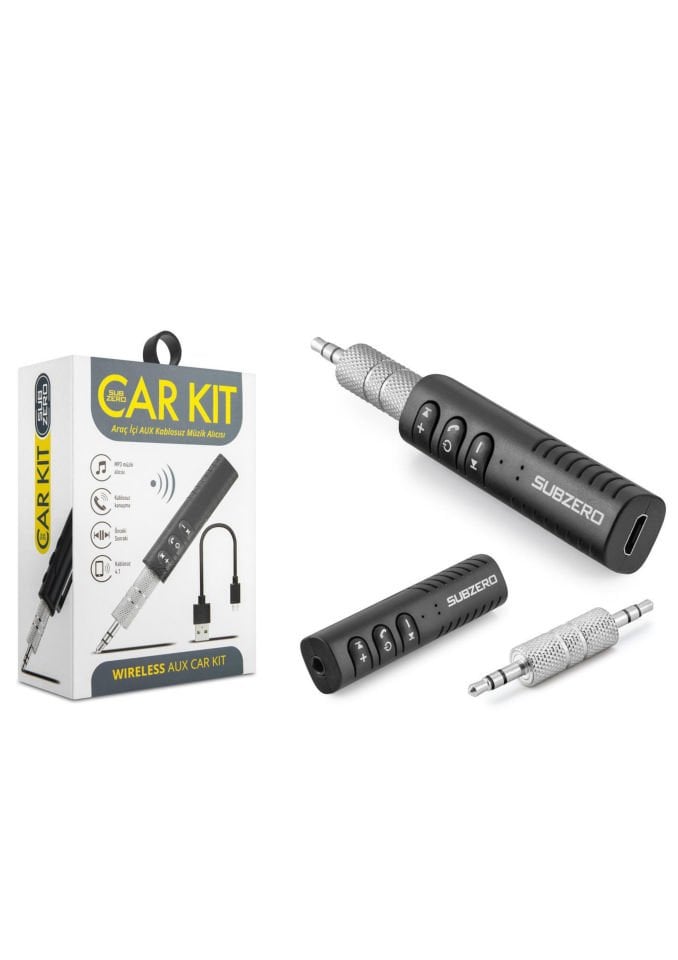 SUBZERO FM50 CAR KIT ARAÇ İÇİ AUX KABLOSUZ MÜZİK ALICI